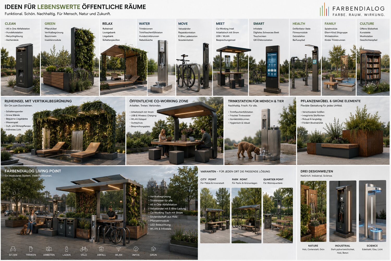 Farbendialog Living Point Konzept